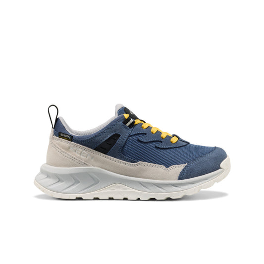 Keen Big Kids' Hightrail Waterproof Hiking Shoe Vintage Indigo/Alloy